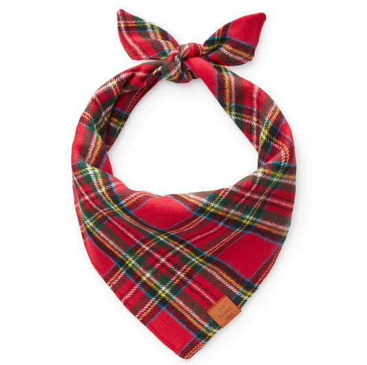 Tatan Plaid Flannel Dog Bandana