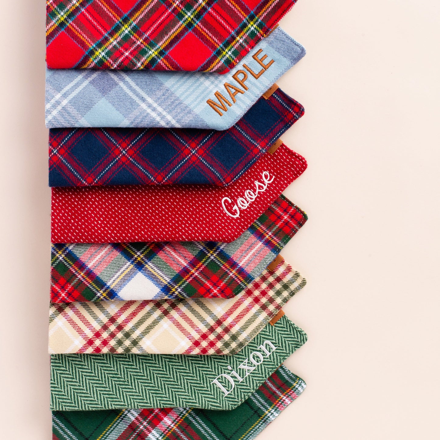 Tatan Plaid Flannel Dog Bandana